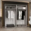 Obrazek Szafa Marbella I 200 kaszmir/czarny