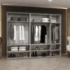 Obrazek Szafa Marbella I 250 kaszmir/czarny