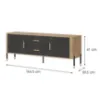 Obrazek Komoda Dante Rtv Dt01 Dąb Cremona/Antracyt