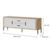 Obrazek Komoda Dante Rtv Dt01 Dąb Cremona/Biały