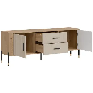 Obrazek Komoda Dante Rtv Dt01 Dąb Cremona/Kaszmir