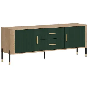 Obrazek Komoda Dante Rtv Dt01 Dąb Cremona/Zielony
