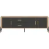 Obrazek Komoda Dante Rtv Dt02 Dąb Cremona/Antracyt