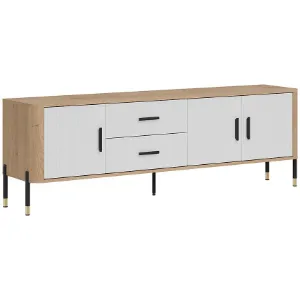 Komoda Dante Rtv Dt02 Dąb Cremona/Biały