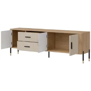 Obrazek Komoda Dante Rtv Dt02 Dąb Cremona/Kaszmir