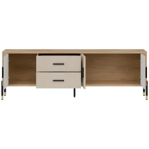 Obrazek Komoda Dante Rtv Dt02 Dąb Cremona/Kaszmir