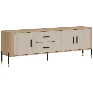 Obrazek Komoda Dante Rtv Dt02 Dąb Cremona/Kaszmir