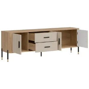 Obrazek Komoda Dante Rtv Dt02 Dąb Cremona/Kaszmir