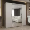 Obrazek Szafa Marbella II 200 kaszmir/czarny
