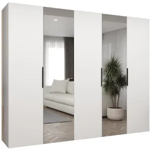 Szafa Marbella II 250 biały/czarny