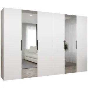 Szafa Marbella II 300 biały/czarny