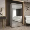 Obrazek Szafa Marbella III 100 kaszmir/czarny