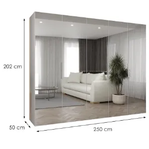 Obrazek Szafa Marbella III 250 biały/kaszmir