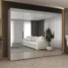Obrazek Szafa Marbella III 250 kaszmir/czarny
