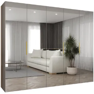 Obrazek Szafa Marbella III 250 kaszmir/złoty