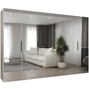 Szafa Marbella III 300 biały/czarny