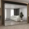 Obrazek Szafa Alicante III 250 kaszmir/srebrny