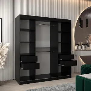 Obrazek Szafa Moka 180 czarny