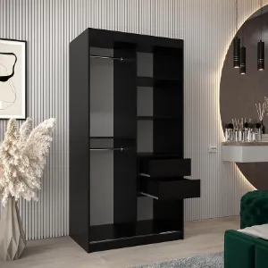 Obrazek Szafa Moka 100 czarny