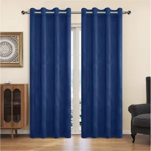 Zasłona na przelotkach YC11932/200G/059/140x250 cm niebieski
