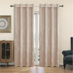 Obrazek Zasłona na przelotkach YC11932/200G/060/140x250 cm beżowy