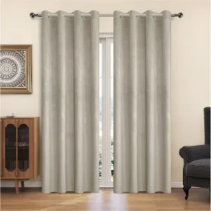 Zasłona na przelotkach YC11933/200G/113/140x250 cm jasny szary