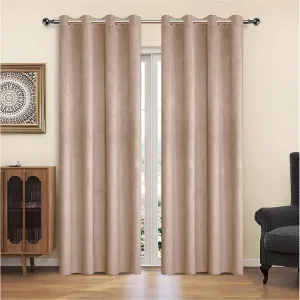 Zasłona na przelotkach YC11933/200G/114/140x250 cm beż