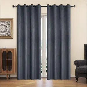 Zasłona na przelotkach YC11933/200G/117/140x250 cm szary