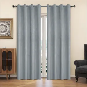 Zasłona na przelotkach YC11933/200G/136/140x250 cm jasny szary