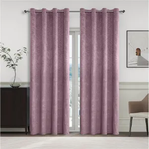 Zasłona na przelotkach YC11937/280G/13/140x250 cm wrzos