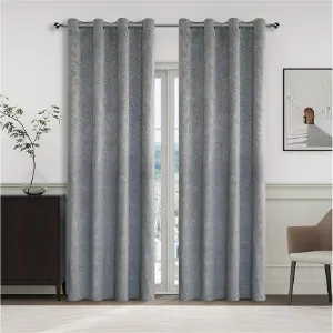 Zasłona na przelotkach YC11937/280G/22/140x250 cm szary