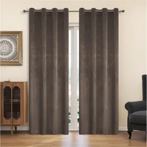 Zasłona na przelotkach YC11940/200G/120/140x250 cm brąz