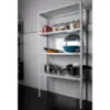 Obrazek Regał metalowy magazynowy 147x75x30 cm – 4 półki/40kg
