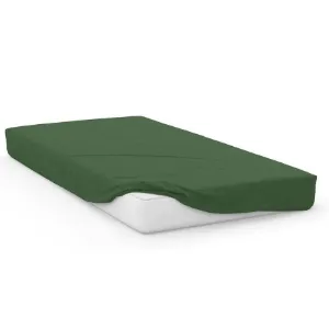 Obrazek Prześcieradło jersey z gumką 140x200 zielony