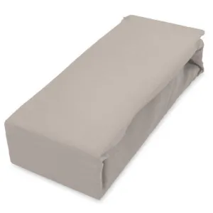 Prześcieradło jersey z gumką 160x200 szary