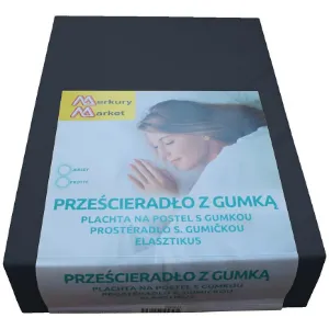 Obrazek Prześcieradło jersey 200x220 kol. 6148 czarny