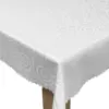 Obrazek Obrus Ślimak biały 160x220 cm owal plamoodporny