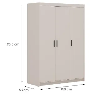 Obrazek Szafa Elena 3D beż piaskowy