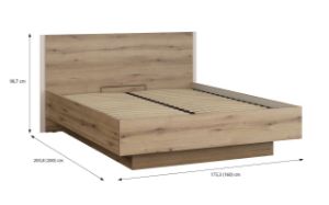 Obrazek Łóżko Cherino 160x200 z podnoszonym wkładem