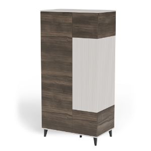 Szafa Felicjan 2 kaszmir/orzech/czarny