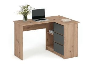 Obrazek Biurko Linea dąb artisan/grafitowy
