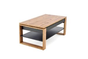Obrazek Ława Sileo z podnoszonym blatem dąb artisan/czarny