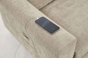 Obrazek Sofa Imperial 2 z funkcją relaks beżowa