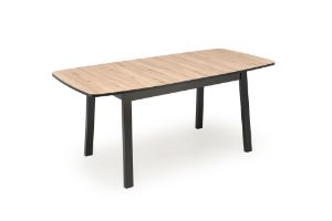 Obrazek Stół rozkładany Lucen 130-170x80x72 cm dąb artisan/czarny