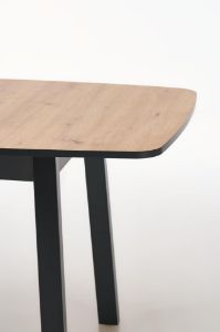 Obrazek Stół rozkładany Lucen 130-170x80x72 cm dąb artisan/czarny