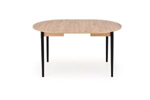 Obrazek Stół rozkładany Low 102-142x102x75 cm dąb artisan/ czarny