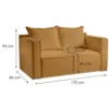 Obrazek Sofa rozkładana Luso Zetta 296 lewostronna