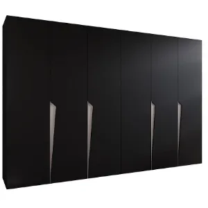 Szafa Piano 1-300 (2x150) czarny/kaszmir