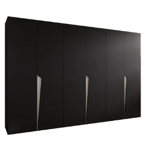 Szafa Piano 1-300 (3x100) czarny/kaszmir