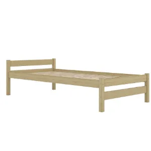 Łóżko Aleks 80x200 naturalne, nielakierowane